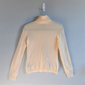 Lauren Ralph Lauren Cream Cashmere Turtleneck Sweater